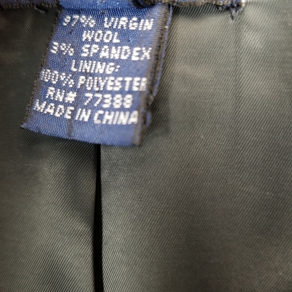 J Crew Womens One Button Wool Blazer Size 6 Dark Gray Stretch Boardroom Siren - Picture 7 of 7